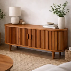 מזנון עץ טיק אלונזו