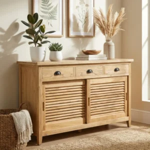 מזנון עץ תריס דייגו 130