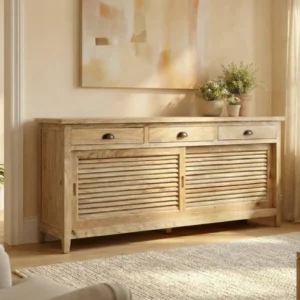 מזנון עץ תריס דייגו 160