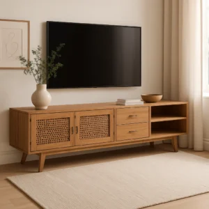 מזנון עץ ראטן לואיס