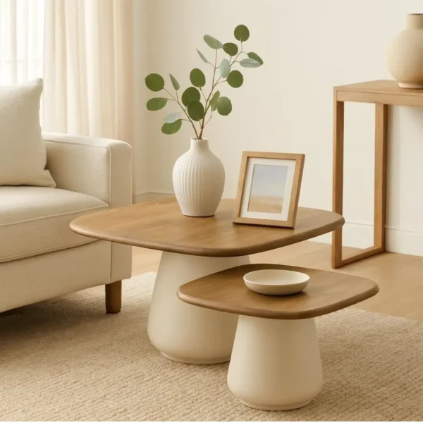 ⁦סט שולחנות סלון עלמה⁩ – תמונה ⁦1⁩