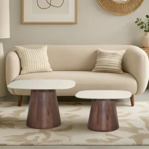 סט שולחנות מרובע רודי אבן