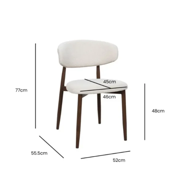 ⁦כסא אוכל סיאטל בלק⁩ – תמונה ⁦2⁩