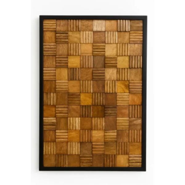 סקואר תמונה תבליט עץ הרמוני – תמונה 1