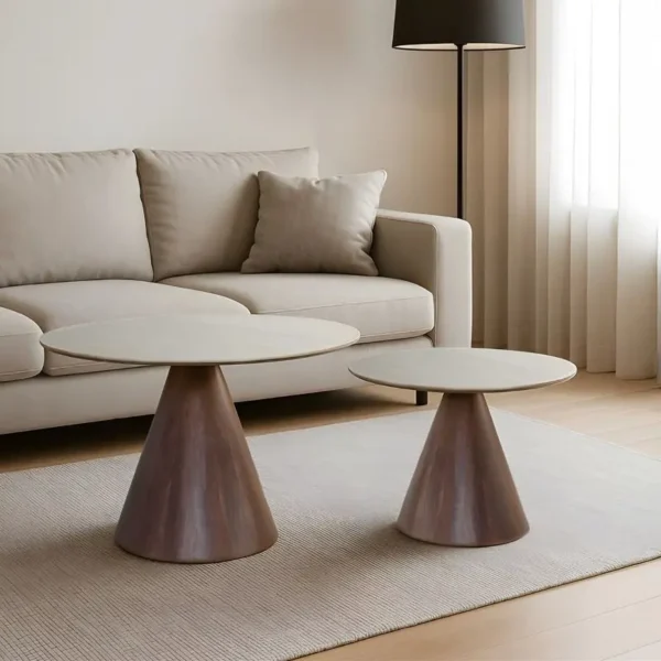 ⁦סט שולחנות סלון רודי אבן⁩ – תמונה ⁦1⁩