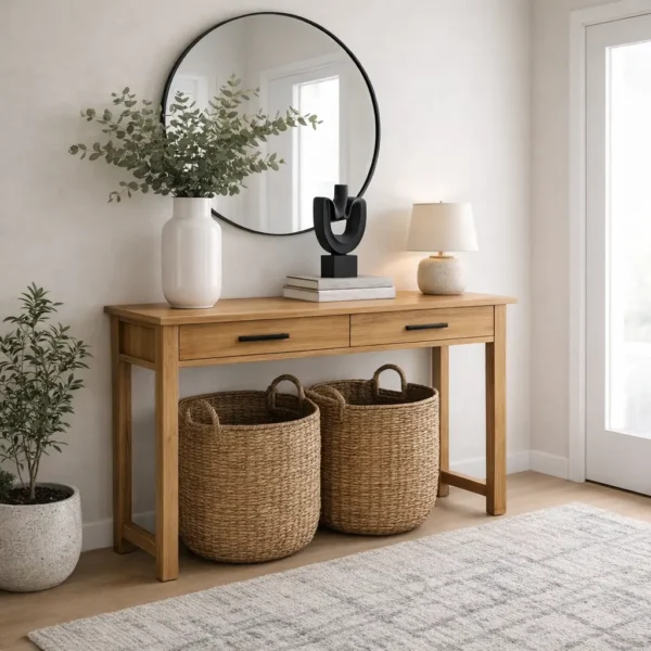 קונזסולה חדשה קונסולה עץ בוסטון 100 – תמונה 1