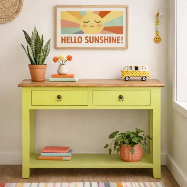 ⁦קונסולה עץ ברטה אפל⁩ – תמונה ⁦1⁩