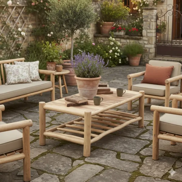 שולחן עץ טיק שולחן עץ טיק אוליבר – תמונה 1