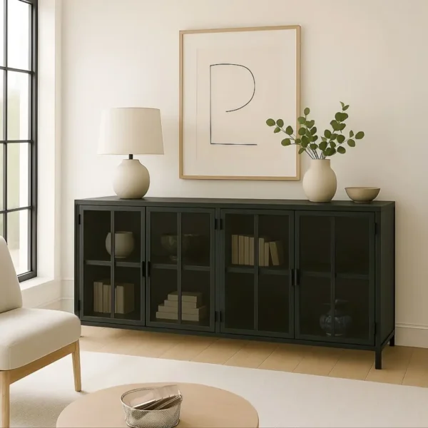 שחור מזנון ויטרינה בריסל בלק – תמונה 1