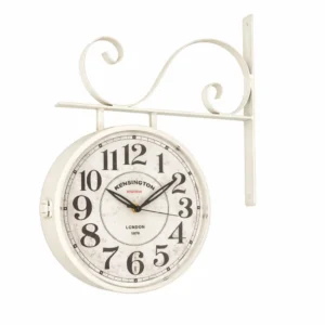 שעון רכבת לבן